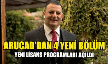 ARUCAD’da Yeni Lisans Programları Neler?