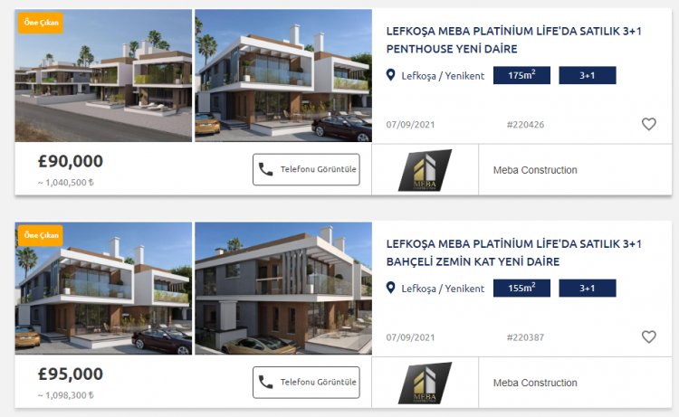 Kıbrıs Ev Fiyatları 2021