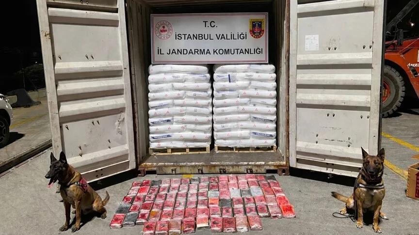 İstanbul'da 106 kilogram kokain ele geçirildi