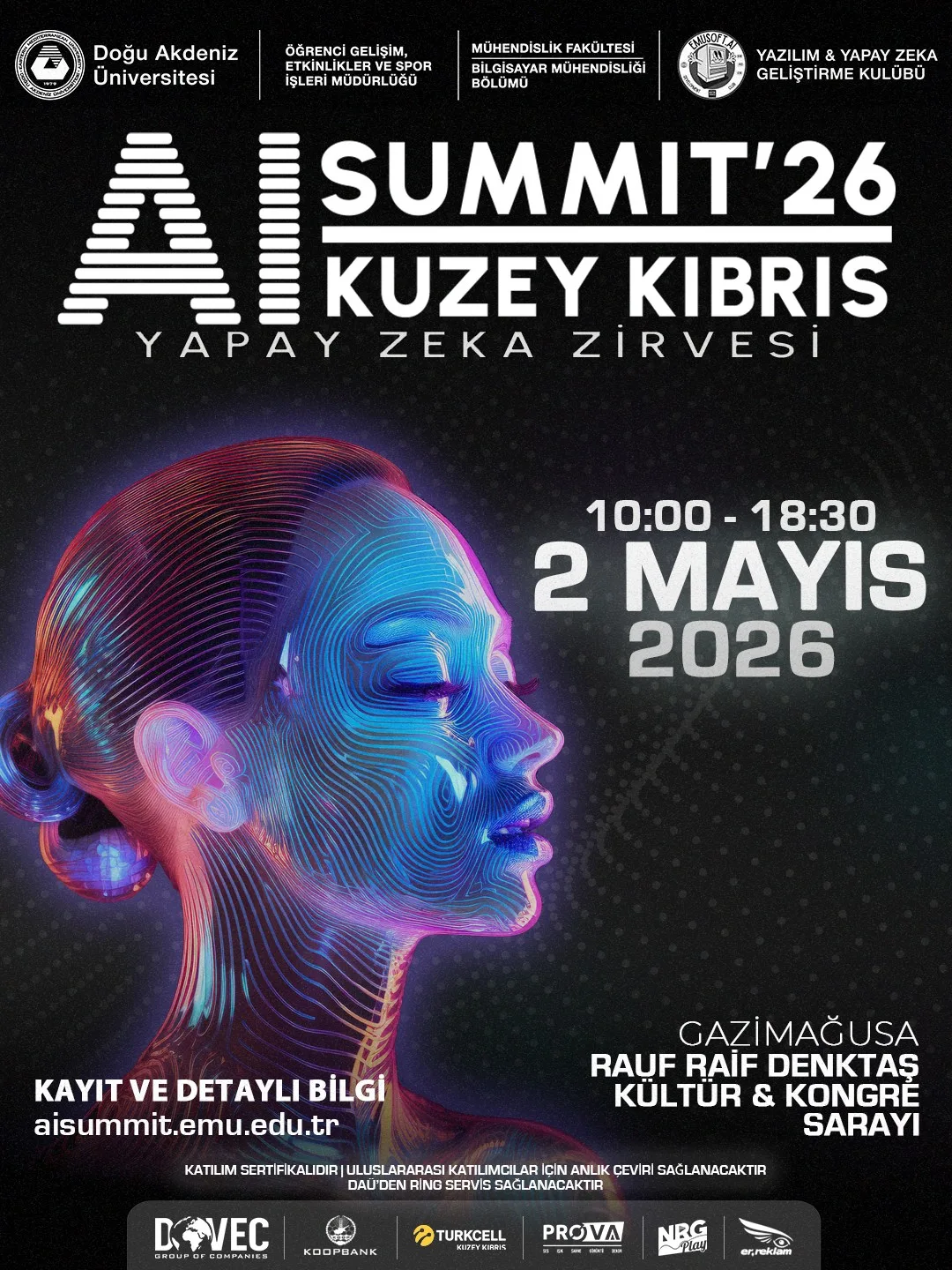 “Yapay Zeka Zirvesi’26” cumartesi günü DAÜ'de yapılıyor