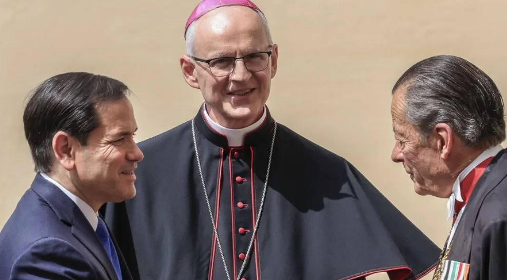 Papa 14. Leo, ABD Dışişleri Bakanı Rubio ile görüştü