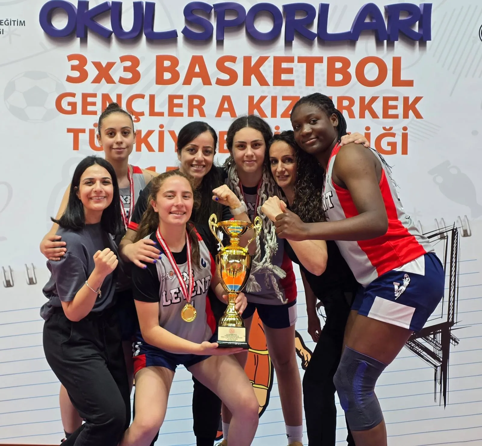 Levent Kolej 3x3 Kız Takımı Türkiye Şampiyonu oldu