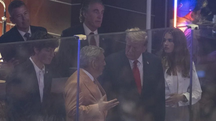 ABD Başkanı Trump, New York'taki NBA final maçında seyirciler tarafından yuhalandı